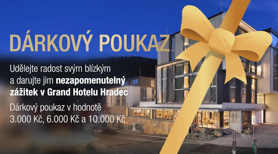 Dárkový poukaz - Grand Hotel Hradec